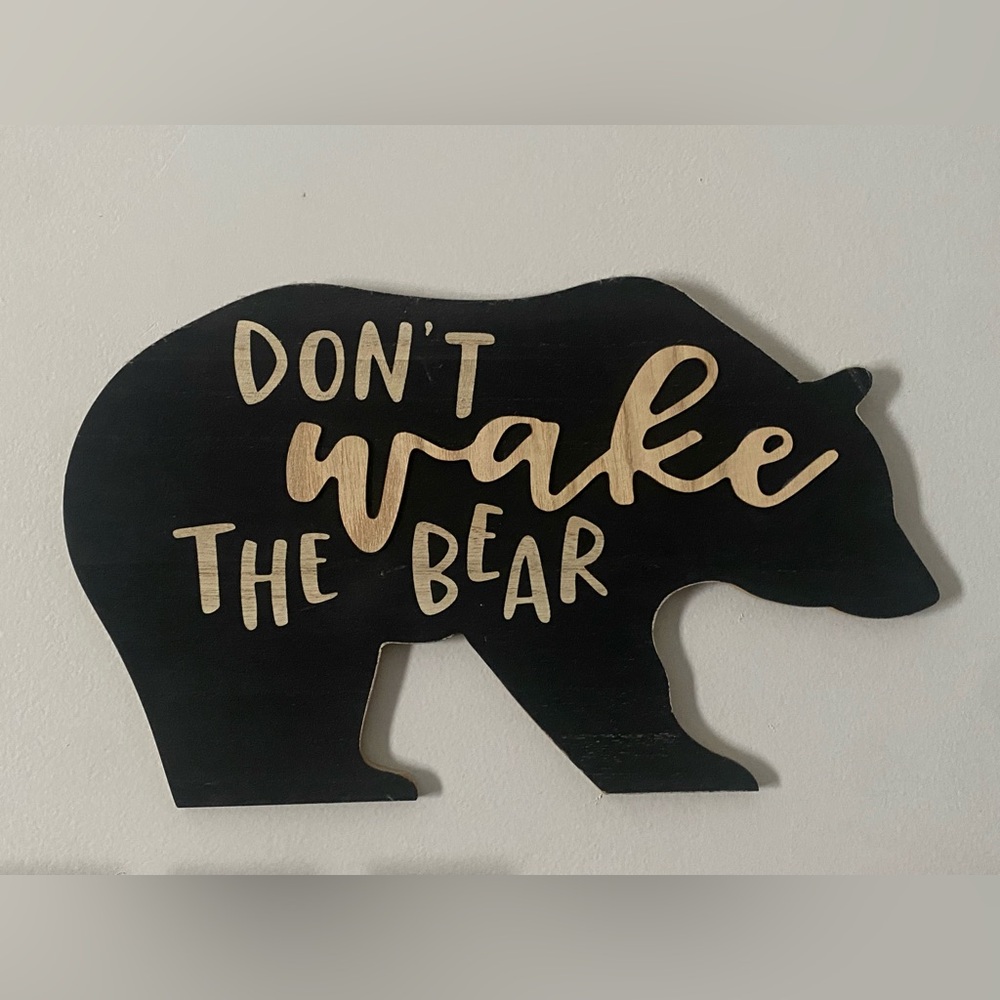 Bear & Mountain 🐻 🏔️ nursery decor